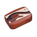 Wood Snuff, Pill or Jewelry Box Paduak with Wave Inlay 3in