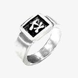 Pisces Horoscope Sign Silver Tone Pewter Ring