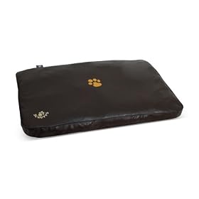 Scruffs Dog Bed Faux Leather Mattress Chocolate