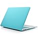 iXCC MacBook Air 13-inch Case, Smooth Finish Soft-Touch Plastic Hard Shell Case [2 in 1] with Keyboard Cover [ Models: A1466 / A1369 ] - Turquoise