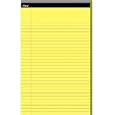 Mead Everready Wide-Ruled 8 1/2 x 11 3/4 Inch White 50 Sheet Pads 12 Pack (59132)