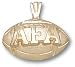 Air Force Falcons Solid 10K Gold ''AFA'' Football Pendant