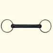 Rubber Mouth Loose Ring Solid Bradoon Bit