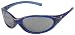 Nike GDO Round.R Sunglasses, EV0127-401, Translucent Crystal Blue Frame/ Gray Lenses/ Silver Flash
