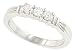 Search Our Specialty Mall : Ladies 3 Stone Round prong Set Diamond Wedding Band with Side Bar Accents Diamond .30cttw G/h Si1