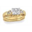 14K Two-Tone Gold Diamond Anniversary Band - 0.95 Ct.
