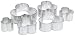 Kaiser Bakeware Clover Cookie Cutters (Set of 6)