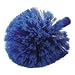 Carlisle 36340414 Flo-Pac Round Duster, Soft Flagged PVC Bristles, 7" Overall Diameter x 9" Overall Length, 2-1/2" Bristle Trim, Blue (Case of 12)