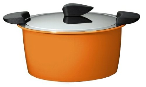 Kuhn Rikon Hotpan Casserole 2.1 Quart, Orange