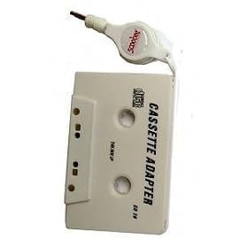 Scoobee iPod / MP3 player car audio cassette adaptor - white