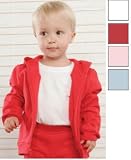 Bella Baby Fleece Hooded Sweatshirt, Baby Blue, 18-24 Months
