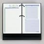 The Action Planner Daily Desk Calendar Refill, 3-1/2 x 6-1/2, Blue/Green - Sold as 1 Each