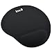 imoli Gel Mouse Pad with Wrist Support, Non Slip Base (Black)