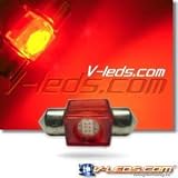SUPER RED HIGH POWER LED DOME BULB 3022 3021 DE3175