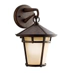 Kichler Lighting 9052AGZ Outdoor Wall Mount 1 Light Incandescent Aged Bronze 31ZRN0tOiVL. SL160 Kichler Lighting 9052AGZ Outdoor Wall Mount 1 Light Incandescent Aged Bronze