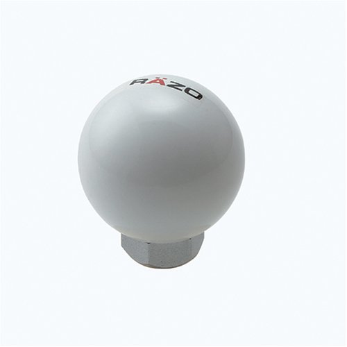 RAZO RA101A Rally Round Shift Knob, White