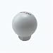 RAZO RA101A Rally Round Shift Knob, White