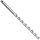 Cleveland 2565 High Speed Steel Long Length Drill Bit, Parabolic Flute, Uncoated (Bright), Round Shank with Tang, 118 Degree Notch Point