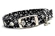 Designer Dog Collar ~ Black & White ~ by Dixie DIgs