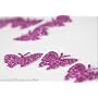 Purple Glitter Butterflies - Self Adhesive Decorat&hellip 