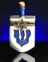 Limoges Dreidel White/Gold