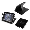 IPAD LEATHER CASE WITH STAND BLACK FOR APPLE IPAD