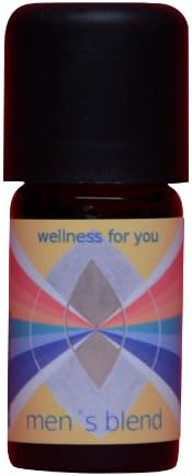 Men's Blend Essential Oil Blend. True Botanical, 100% Pure And Natural, Undiluted, High Quality, Therapeutic Grade (Blend of: Lavender, Sandalwood, Frankincense, Petitgrain, Vetivert, Rose) - 5 ml