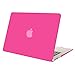 Mosiso Plastic Hard Case Cover for MacBook Air 11 Inch (Models: A1370 and A1465), Rose Red