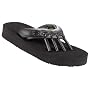 Pilates Yoga Toe Sandals Black Med
