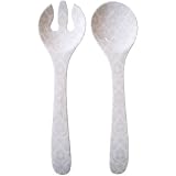 Le Cadeaux Triple Weight Melamine Patterned Utensils Set, Louis Antique White