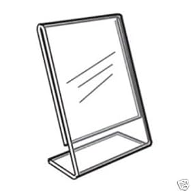 Amazon 8.5 X 11 Slant Back Clear Acrylic Sign Holder Ad Frame