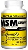 MSM Sulfur 100 Caps 1000 Mg - Jarrow Formulas