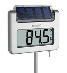Best Value !! Promotions Here For Buy Solar-Powered Garden Thermometer by La Crosse Technology on Sale