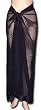 Full Size Pareo: Sheer Black