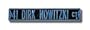 DALLAS MAVERICKS "41 DIRK NOWITZKI CT" Authentic METAL STREET SIGN (6" X 36")