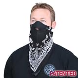 Zan Headgear Neodanna Paisley Black One Size Fits All OSFA WNEO101