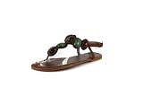 JEWELED FLAT SANDALS Womens Shoes