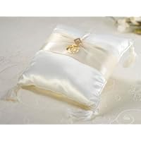 Ivory Diamonds Ring Bearer Pillow