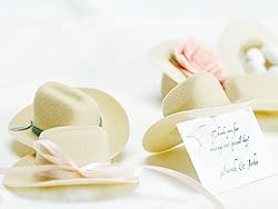 2" Hat Favors, Black