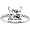 Gorgeous! Polished 14k White-gold 3 CT Moissanite Princess-cut and 1/6 CTTW Diamond Ring
