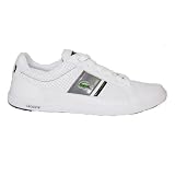 31ZRtJv4TNL. SL160  Lacoste Mens Europa Lace Ht Court Shoe,White/Grey,10 M US