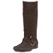 Kickers Sweet Damen Stiefel, dunkelbraun