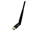 Produkt-Bild: Wireless LAN USB 2.0 Mini Adapter 802.11n - WLAN USB Mini Adapter mit schwenbarer Antenne - WLAN bis 150 Mbps - WEP, WPA, WPA2 Verschl&uuml;sselung