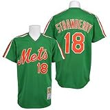 New York Mets Authentic 1985 Darryl Strawberry St. Patrick's Day Jersey By Mitchell & Ness 48