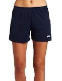 ASICS Women's Interval Short, Navy/White, Small ASICS Women's Interval Short, Navy/White, Small