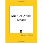 Mind of Annie Besant book cover