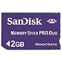 SanDisk Memory Stick Pro Duo Speicherkarte 2GB (Retailverpackung)