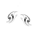 VINANI Ohrstecker Tribal Ear Silber 925 Ohrringe OTE