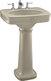 Bathroom Sink Pedestal by Kohler - K-2338-4 in Cashmere