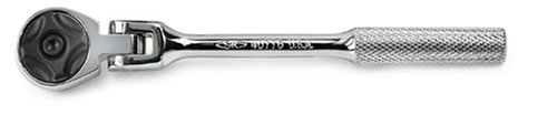 SK 40775 1/4-Inch Drive 6-1/3-Inch Flex Head Ratchet